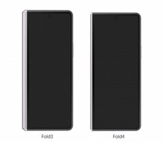 Ключевые отличия дизайна Samsung Galaxy Z Fold 4 и Fold 3 наглядно