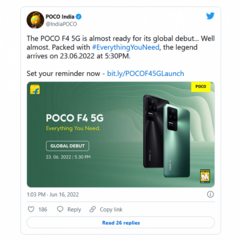 Официально: смартфон POCO F4 5G выйдет в Индии и в остальном мире в один и тот же день