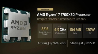 X3D — удар: компания AMD перезапустила Ryzen 7 5800X3D, анонсировала Ryzen 7 7700X3D и пообещала новые CPU для AM5 до 2029 года