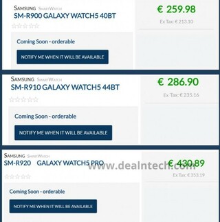 Сколько будут стоить новые умные часы Samsung