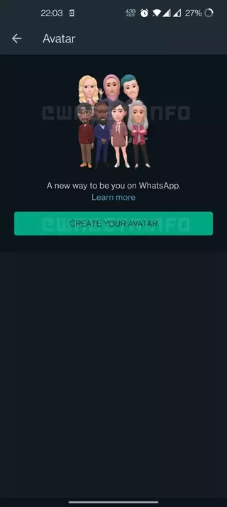 Как будут выглядеть настраиваемые аватары в WhatsApp