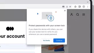 Браузер Chrome для Windows и macOS научился давать доступ к сохранённым паролям по отпечатку пальцев