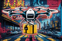 Uber и Alphabet объединились ради доставки дронами