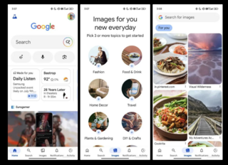 В приложении Google появился аналог Pinterest — раздел “Изображения”