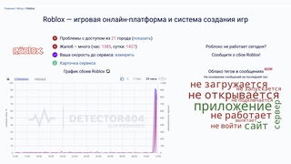 Roblox перестал работать в России