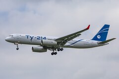 Самолёт Ту-214 с российским оборудованием получил сертификат