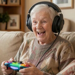 91-летняя бабуля не услышала звонка проверяющих. Полиция ворвалась к ней в дом и увидела, что она играет