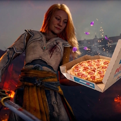 Студия Santa Monica повздорила с пиццерией Domino's из-за новой God of War. Это не рандомный набор слов, это еще один день в X