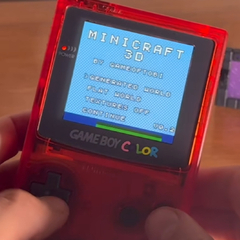 Энтузиаст запустил трехмерную версию Minecraft на Game Boy Color