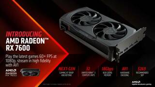 AMD представила видеокарту Radeon RX 7600