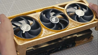ASUS показала видеокарту за полмиллиона долларов из чистого золота