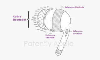 Apple запатентовала беспроводные наушники AirPods, которые могут отслеживать биосигналы и электрическую активность мозга