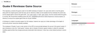 id Software опубликовала на GitHub исходные коды игры Quake II Rerelease