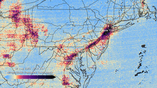 НАСА поделилось изображениями инструмента мониторинга загрязнений