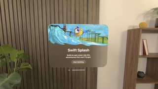Apple выпустила Swift Splash — готовое приложение для знакомства с основами разработки под Vision Pro