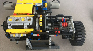 Инженер Renault собрал прототип гибридной трансмиссии из деталей Lego