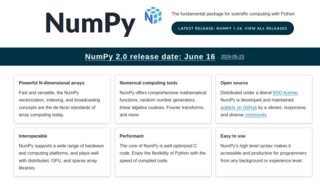 Релиз NumPy 2.0.0