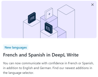 Новые языки в DeepL Write: французский и испанский