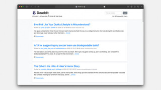 Разработчик выпустил Deaddit — аналог Reddit, в котором весь контент сгенерирован нейросетями