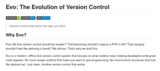 Представлен проект простой системы контроля версий Evo: The Evolution of Version Control, вот только зачем