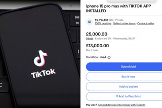 На eBay продают iPhone с предустановленным TikTok от $500 до $47 000