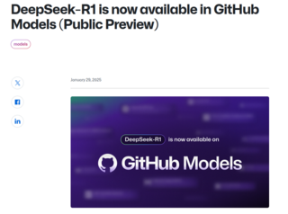 Microsoft сделала модель DeepSeek R1 доступной на Azure AI и в GitHub Models