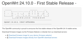 Релиз OpenWrt 24.10.0