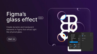 Figma наконец-то добавила эффект стекла iOS 26