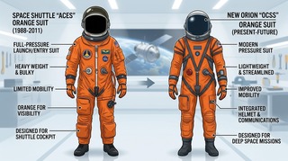 Почему астронавты полетели на Луну в оранжевых скафандрах