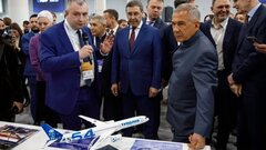 В России впервые показали проект самолета Ту-454 с двигателями ПД-26