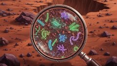 Земные микроорганизмы выживут на Марсе: новые выводы ученых
