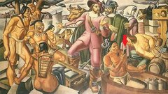 Это смартфон? На картине 1937 года нашли деталь из будущего
