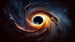 Ученые засекли «трапезу» бродячей черной дыры: она поглощала газ
