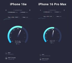 Модем C1 5G (iPhone 16e) оказался на 40% шустрее версии Snapdragon X71 (iPhone 16 Pro Max)