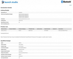 Samsung Galaxy A54 5G стал на шаг ближе к выходу. Он сертифицирован отраслевой группой Bluetooth SIG