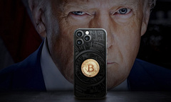 В России выпустили iPhone 16 Pro в честь Трампа и Bitcoin