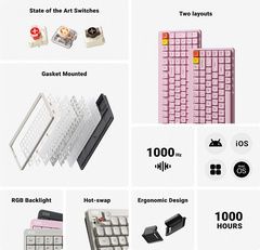 Механическая клавиатура формата 1800 без вычурности. NuPhy представила модель Node 100 за 110 долларов