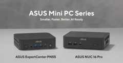 Можно на Intel, можно и на AMD, но оба варианта очень компактны. Asus представила мини-ПК NUC 16 Pro и ExpertCenter PN55