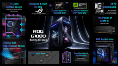 Asus представила ROG G1000 — огромный 40-килограммовый игровой ПК с тремя голографическими вентиляторами