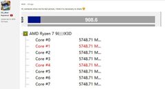 Новый игровой 8-ядерник AMD с большим кэшем, способный держать 5,75 ГГц на всех ядрах: Ryzen 7 9850X3D засветился в тесте
