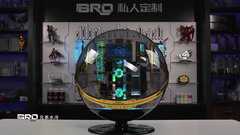 Гигантский стеклянный корпус-шар, 256 ГБ ОЗУ, видеокарта с 96 ГБ памяти и 96-ядерный CPU. Китайцы с канала Bro Cooling собрали супер-ПК за 60 000 долларов