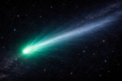 Редкая «зеленая» комета C/2024 E1 стремительно приближается к Земле, максимальное сближение — во вторник, 17 февраля