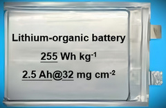 Представлена литий-органическая батарея, которая работает при температурах от -70 °C до 80 °C