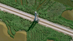 Ракету Artemis 2 перед запуском к Луне показали из космоса с высокой детализацией