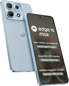Кремниево-углеродная батарея нового поколения на 7100 мА•ч, камера Sony, Snapdragon 8 Gen 5, защита IP69, MIL-STD-810H и экран 144 Гц. Представлен Motorola Edge 70 Max 