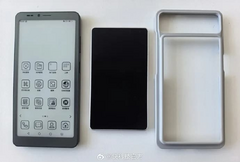 Hisense A10 получил основной 6,13-дюймовый E Ink-дисплей, а цветной ЖК-экран крепится к корпусу магнитами