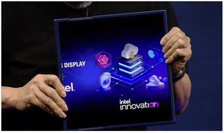Intel и Samsung показали  персональный компьютер с раздвижным экраном