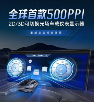 Представлена 3D-приборная автомобильная панель, не требующая очков