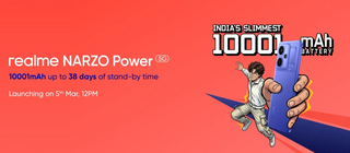 Realme анонсировала Narzo Power 5G с батареей на 10 000 мАч