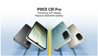 Представлен бюджетный смартфон Poco C81 Pro с большим экраном